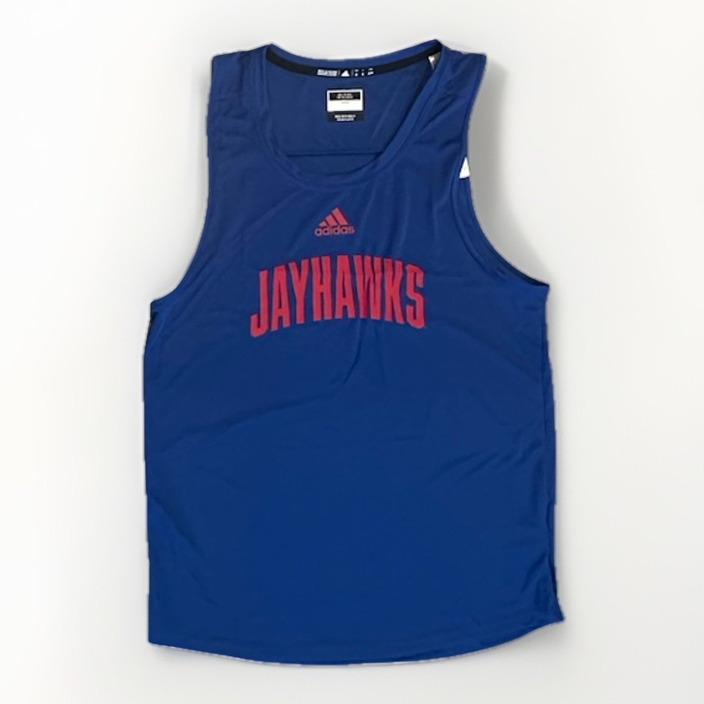 Adidas  Kansas Jayhawks Men's Blue Stadium Tank Top - XL - NWT